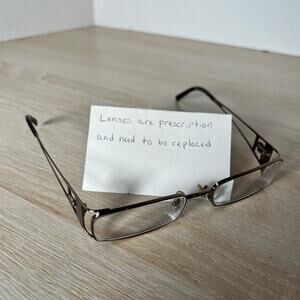 Versace Mod.1111 1013 Eyeglasses Rectangular Polished Brown Frames 49-17-135